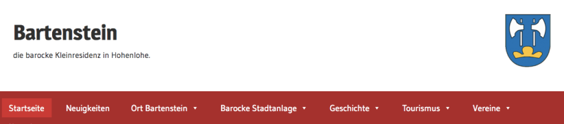 Bartenstein-Orts-Webpage